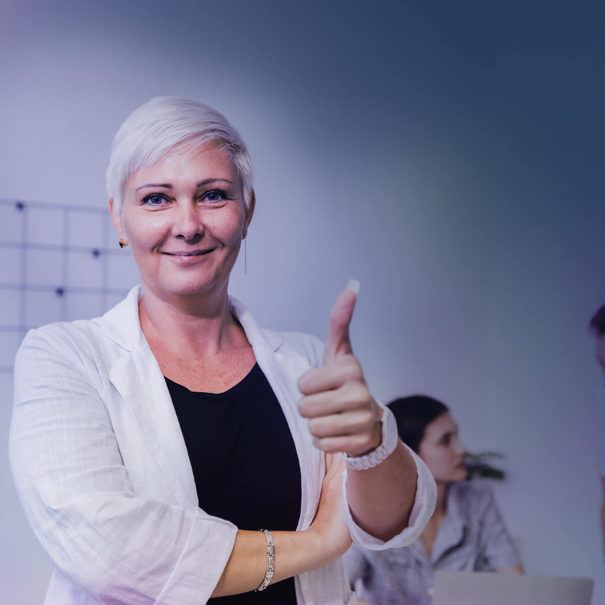 Eine Studentin, IT-Spezialistin und außerdem zufriedenes Mitglied des Global Cyber Circle.